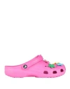 Crocs Classic Clog + Multipack 10 Jibbitz Woman Mules & Clogs Fuchsia Size 7 Eva (ethylene - Vinyl - In Pink