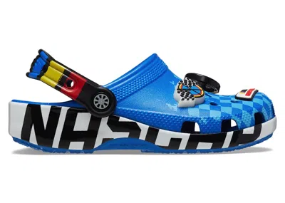 Pre-owned Crocs Classic Clog Nascar (kids) Sneakers In Bright Cobalt Blue