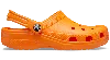 Crocs Beach Unisex Bright Orange Sandals In Orange Zing