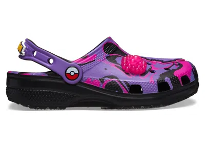 Pre-owned Crocs Classic Clog Pokémon Gengar (kids) Sneakers In Purple/black In Multi