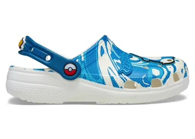 Pre-owned Crocs Classic Clog Pokémon Snorlax (kids) Sneakers In Blue/white In Multi