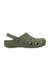 Crocs Classic Clog Slides In Green