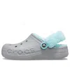 Crocs Classic Clog Stay Warm Fleece Lined Shoe Unisex Gray Blue