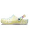 Crocs Classic Clog Tie Dye Beach Sandals Multi-color Unisex