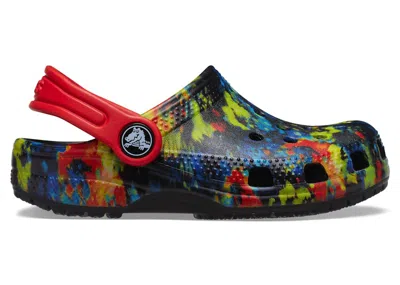 Pre-owned Crocs Classic Clog Tie Dye Sneakers In Turq Tonic