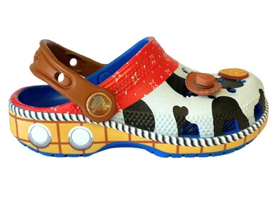 Pre-owned Crocs Classic Clog Toy Story Woody (kids) Sneakers In Blue Jean
