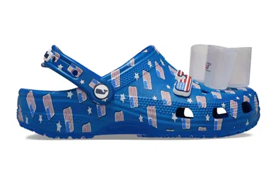 Pre-owned Crocs Classic Clog Vineyard Vines Bright Cobalt