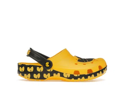 Pre-owned Crocs Classic Clog Wutang Clan (kids) Sneakers In Yellow/black