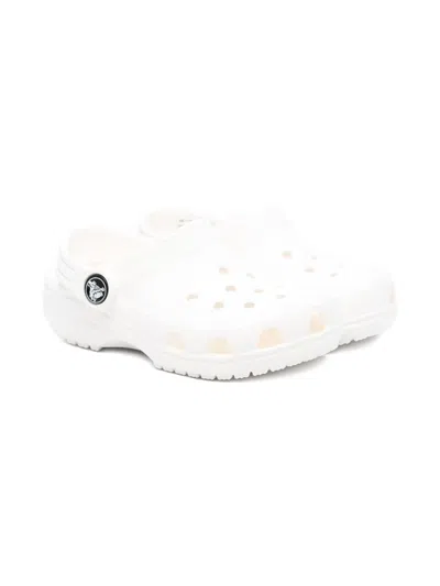 Crocs Kids' Classic Clogs In White