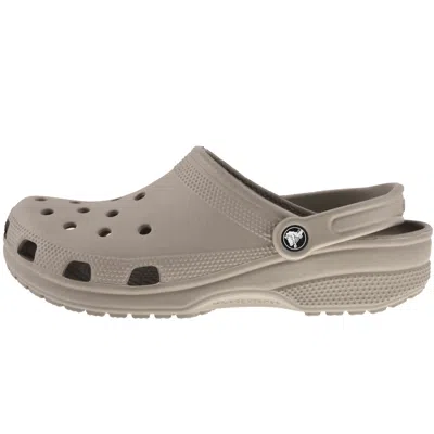 Crocs Classic Clogs Beige In Brown