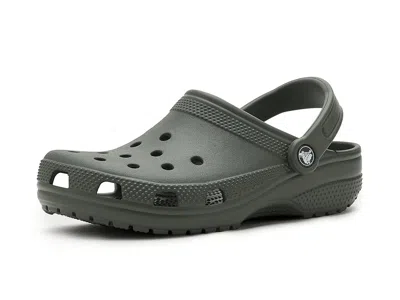 Crocs Classic Clogs (little Kid/big Kid) Kids Shoes Field Green : 4 Big Kid M, Eva