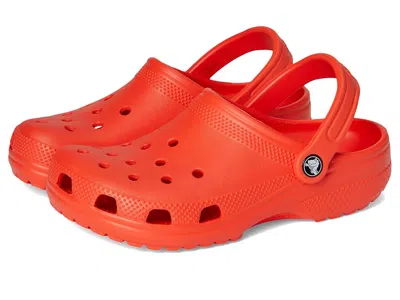 Crocs Classic Clogs (little Kid/big Kid) Kids Shoes Starfish : 4 Big Kid M, Eva In Red