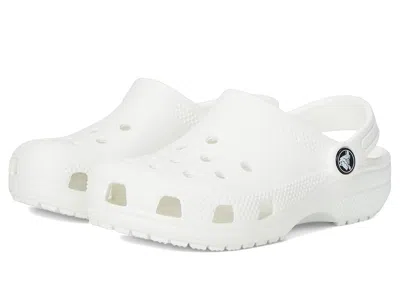 Crocs Kids' Boys  Classic Clogs In White/white
