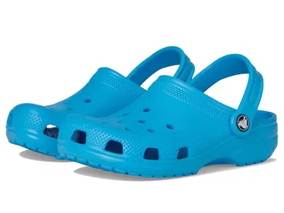 Crocs Classic Clogs (little Kid/toddler/big Kid) Kids Shoes Venetian Blue : 1 Little Kid M