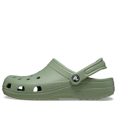 CROCS CROCS CLASSIC CLOGS 'MOSS GREEN'