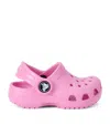 Crocs Girls Pink Comb Kids Classic Lined Glitter-embellished Rubber Clogs 6-9 Years In Pink