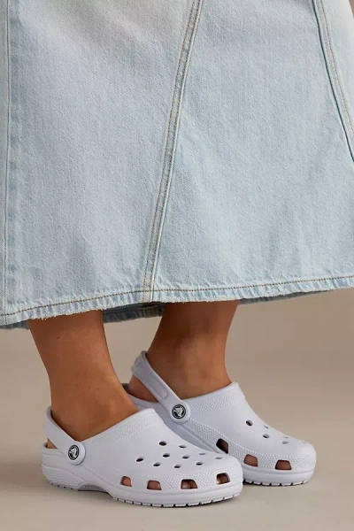 Crocs Classic Clogs In Silver