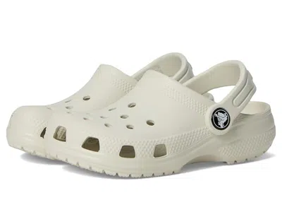 Crocs Classic Clogs (toddler) Kids Shoes Linen : 10 Toddler M, Synthetic In White