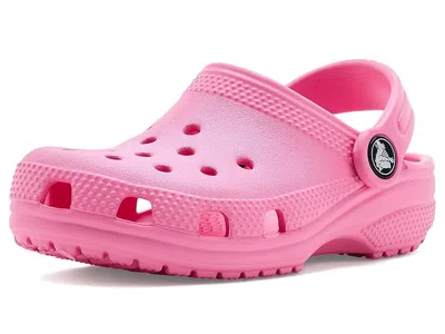 Crocs Kids'  Classic Glitter Girls Clogs Colour: Pink Tweed Glitter, Size: Junior 3 In Pink Tweed Glitter R