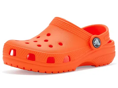 Crocs Classic Clogs (toddler) Kids Shoes Shocking Orange: 9 Toddler M