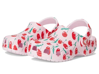 Crocs Classic Clogs With Patterns And Graphics Kids Shoes Pink Milk : 7 Toddler M