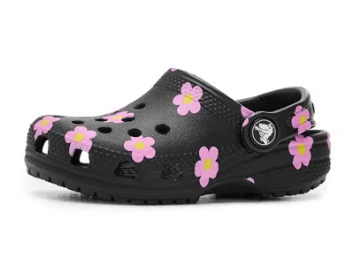 Crocs Classic Clogs With Patterns And Graphics (toddler/little Kid/big Kid) Kids Shoes Black : 10 Toddler 