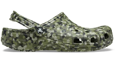 Crocs Classic Confetti Clog In Green