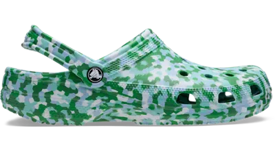 Crocs Classic Confetti Clog In Green