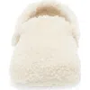 Crocs Classic Cozzzy Faux Fur Slipper Clog In Neutral