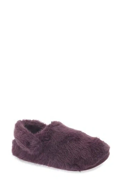 Crocs Classic Cozzzy Luxe Slipper In Plush Plum