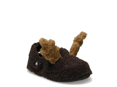 Crocs Babies'  Classic Cozzzy Reindeer Slipper Kids' In Brown