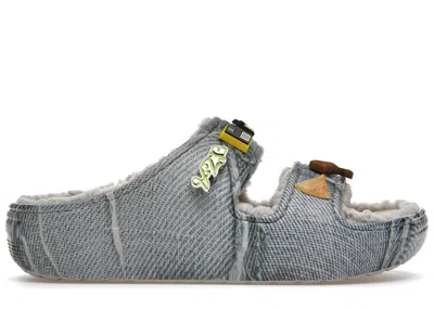 Pre-owned Crocs Classic Cozzzy Sandal Sza Sneakers In Denim