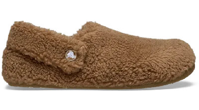 Crocs Classic Cozzzy Slipper In Brown