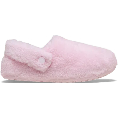 Crocs Classic Cozzzy Slipper In Pink