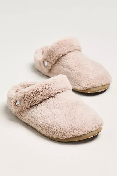 Crocs Classic Cozzzy Slippers In Neutral