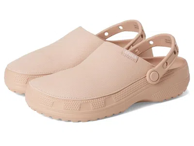 Crocs Classic Crafted Canvas Clogs Clog Shoes Pink Caramel :