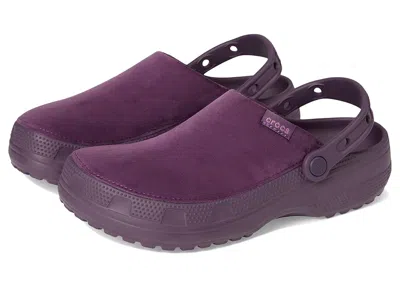 Crocs Classic Crafted Canvas Clogs Clog Shoes Plush Plum Velvet :