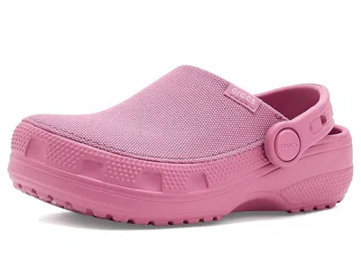 Crocs Classic Crafted Canvas Clogs (toddler) Kids Shoes Quiet Rose: 5 Toddler M In Pink