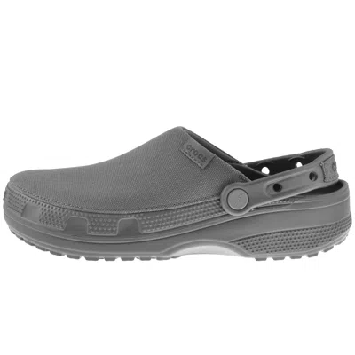 Crocs Classic Crafted Clogs Black Sand In Gray