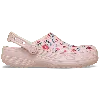 Crocs Classic Crafted Floral Clog In Pink
