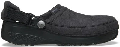Crocs | Unisex | Classic Crafted Vegan Suede | Clogs | Black | M10