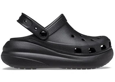 Pre-owned Crocs Classic Crush Clog Sneakers In Black