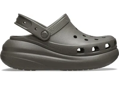 Pre-owned Crocs Classic Crush Clog Sneakers In Dusty Olive In Green