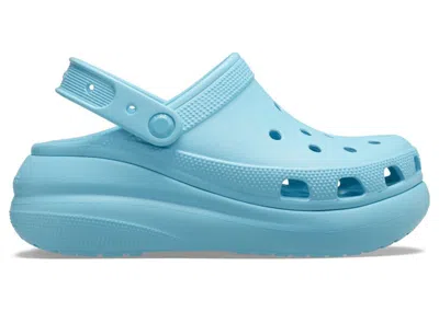 Pre-owned Crocs Classic Crush Clog Sneakers In Neptune Blue