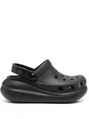Crocs Classic Mega Crush Platform Clog In 黑色