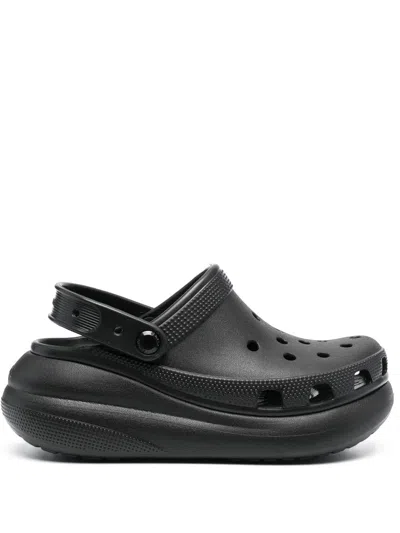 Crocs Classic Mega Crush Platform Clog In Black