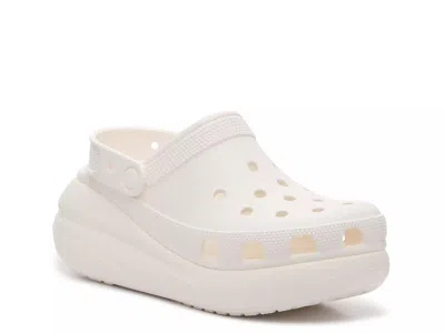 Crocs Classic Crush Platform Clog In White