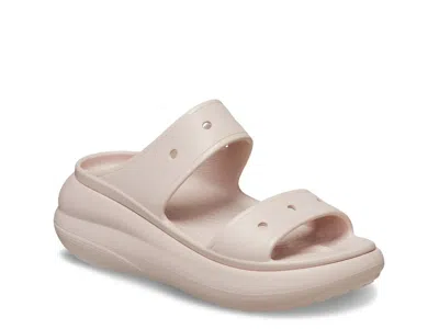 Crocs Classic Crush Platform Slide In Pink
