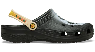 Crocs Classic Day Of The Dead Clog In Multi