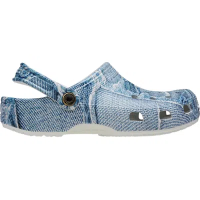 Crocs Classic Denim Clog Light Denim 210402-4mh Men's In Blue